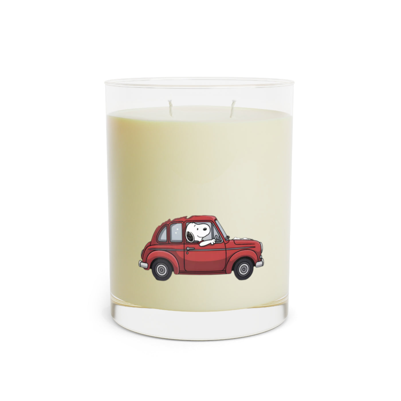 11oz Scented Candle with Cute Car Illustration – Cozy Home Fragrance