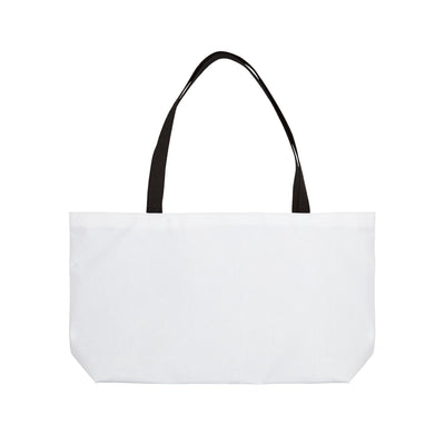 Weekender Tote Bag — Merry Christmas Tree Line Art Holiday Tote