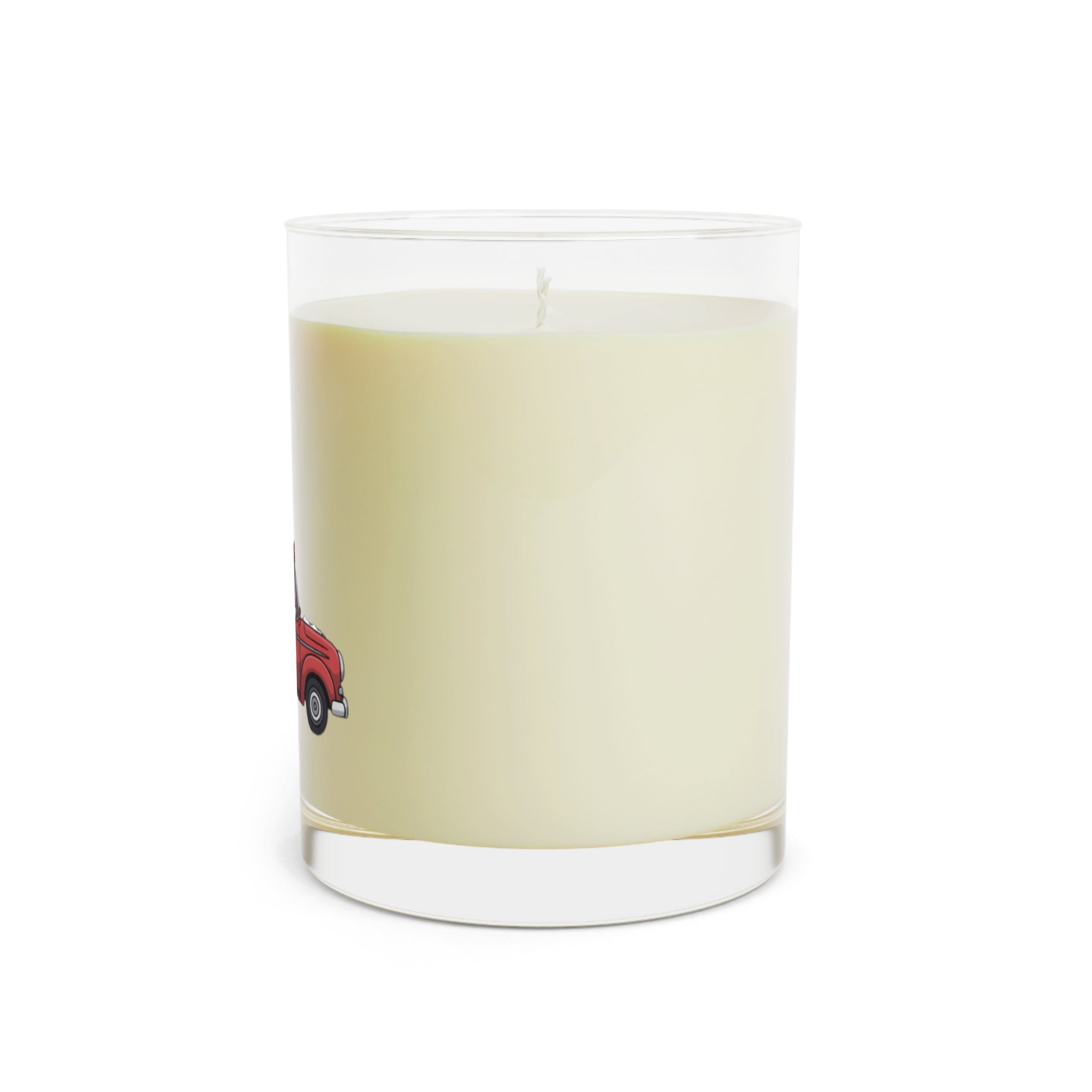 11oz Scented Candle with Cute Car Illustration – Cozy Home Fragrance