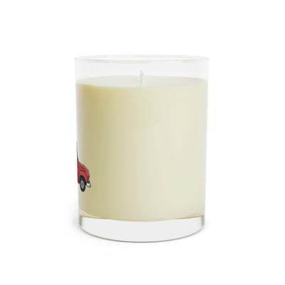 11oz Scented Candle with Cute Car Illustration – Cozy Home Fragrance