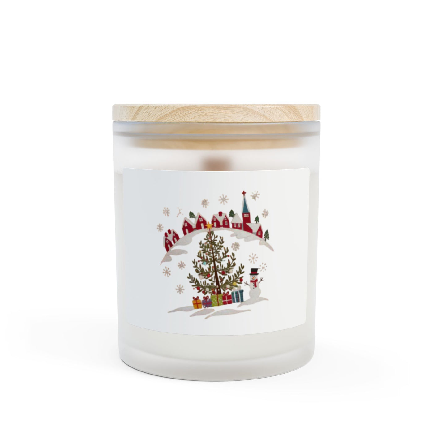 Frosted Glass Candle, 11oz