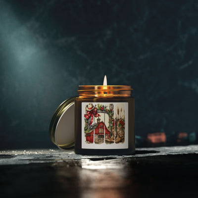 Christmas Barn Coconut Apricot Scented Candle (4oz/9oz)