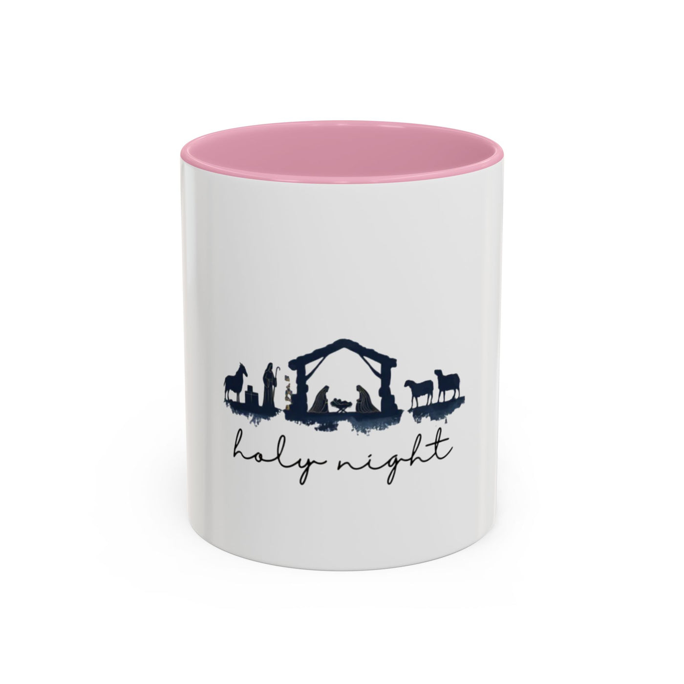 Holy Night Nativity Mug — Christmas Coffee Cup (11oz/15oz)