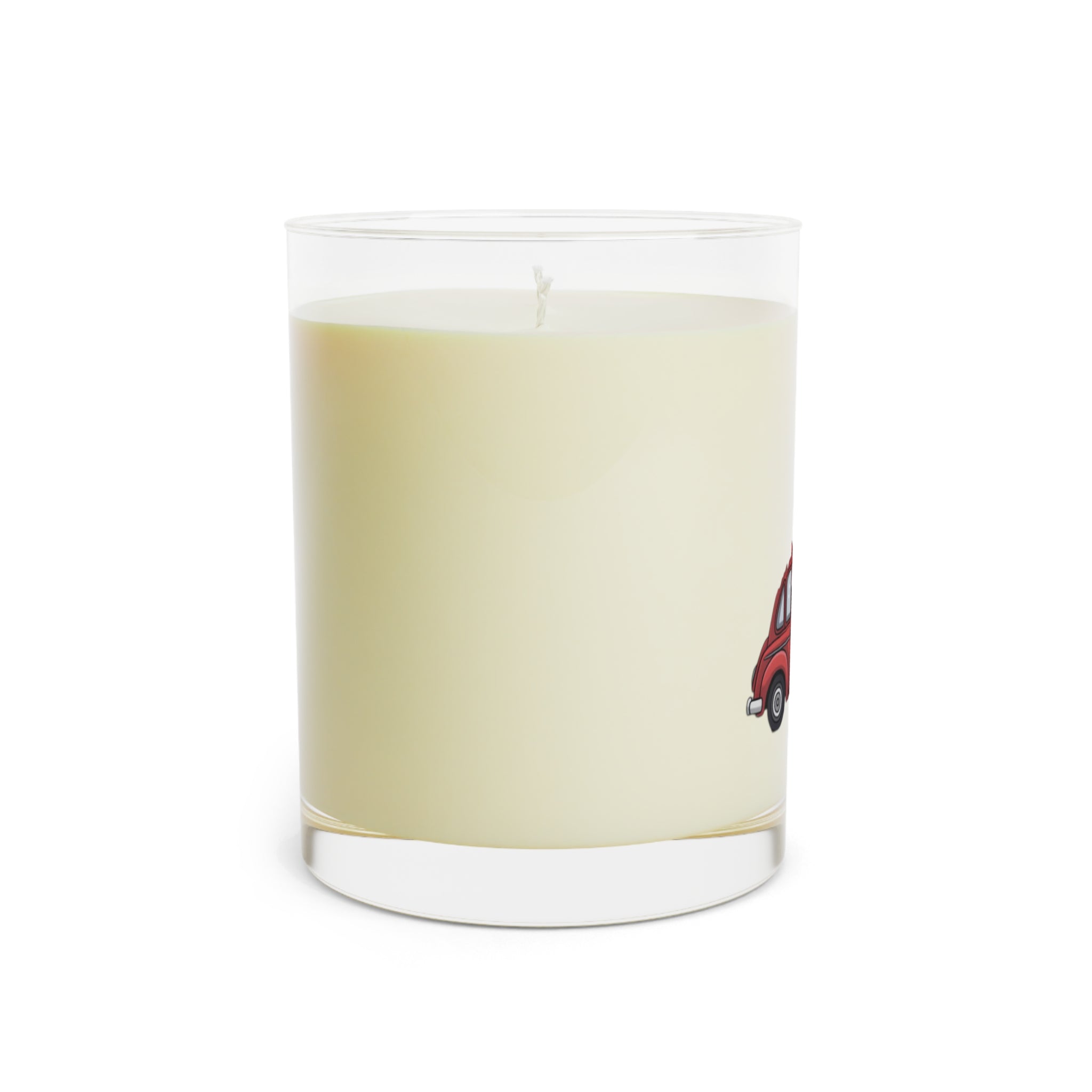 11oz Scented Candle with Cute Car Illustration – Cozy Home Fragrance