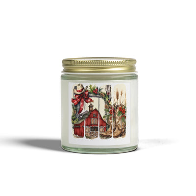 Christmas Barn Coconut Apricot Scented Candle (4oz/9oz)