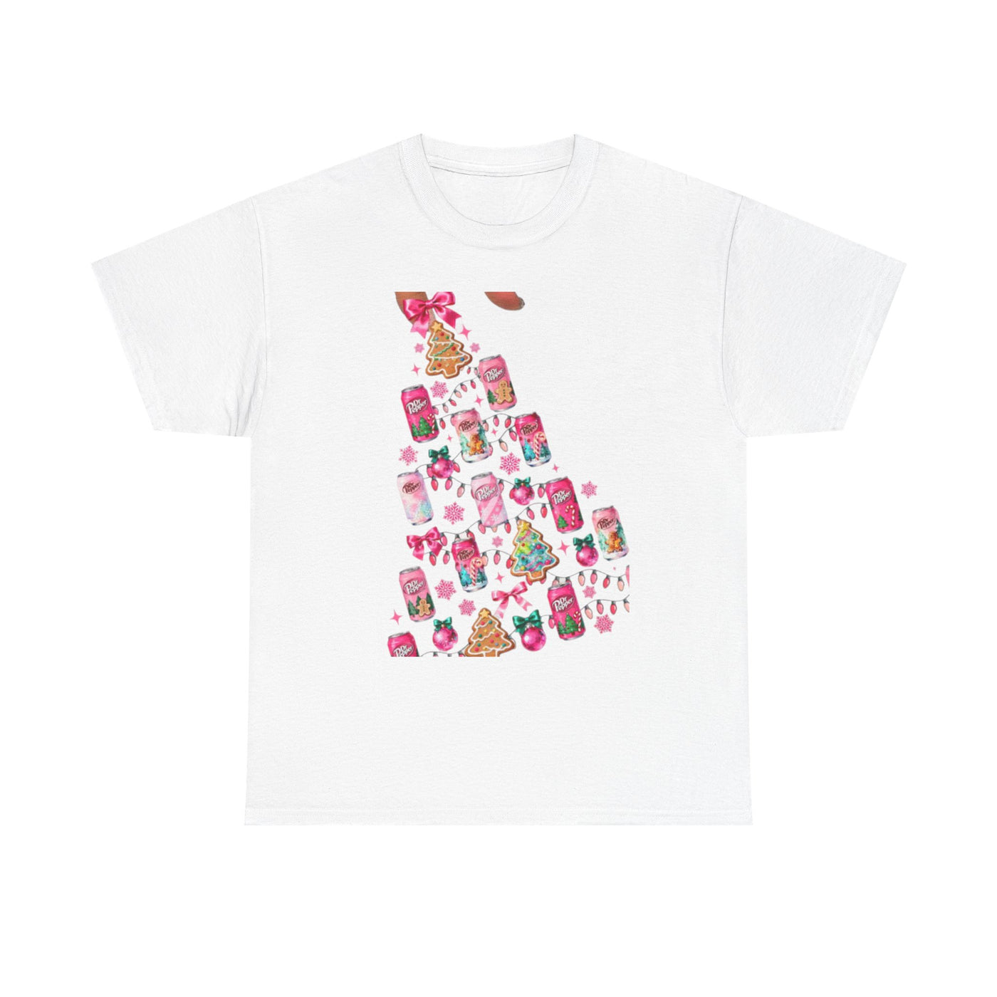 New Hampshire Floral State Outline T-Shirt — Pink Flower Pattern Tee