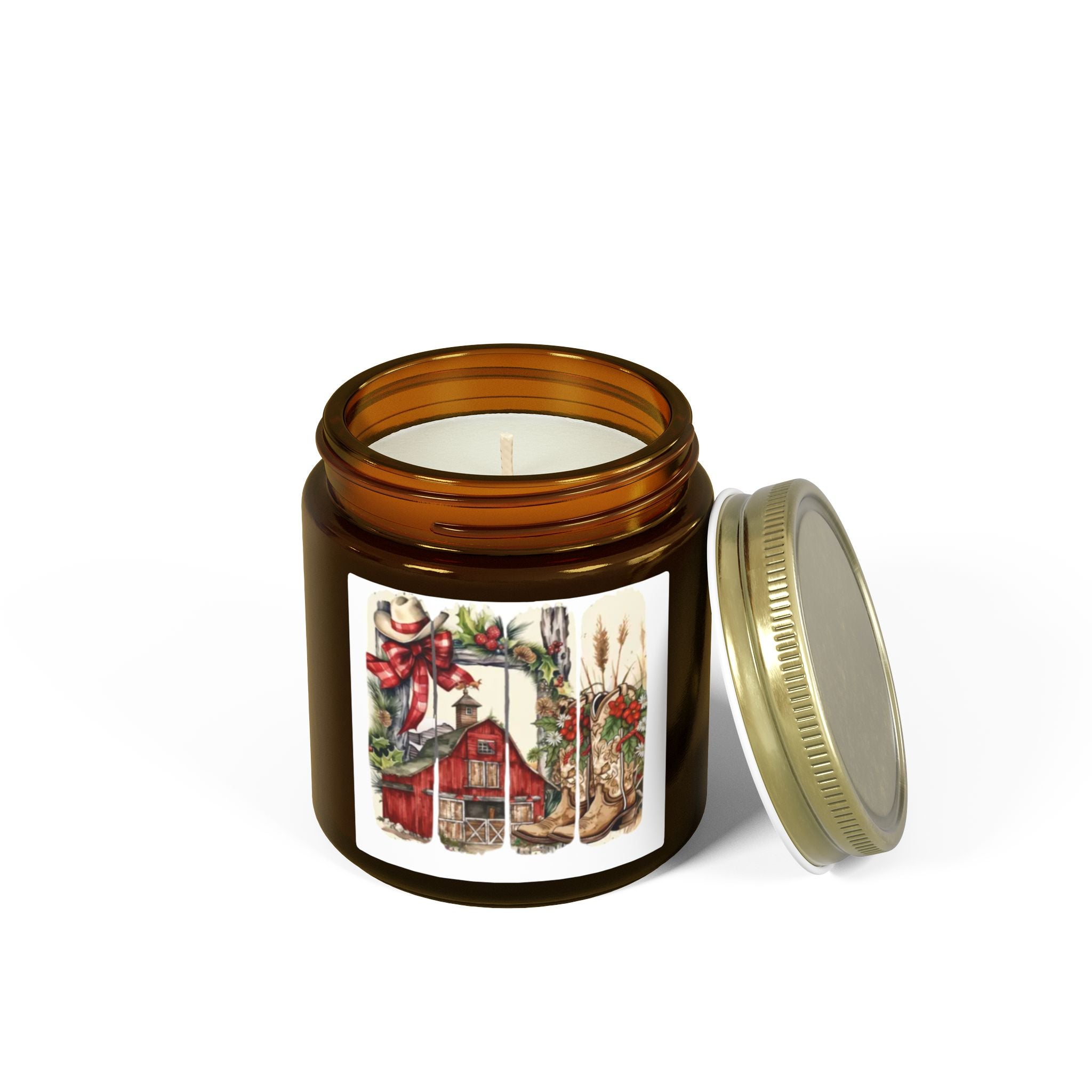 Christmas Barn Coconut Apricot Scented Candle (4oz/9oz)