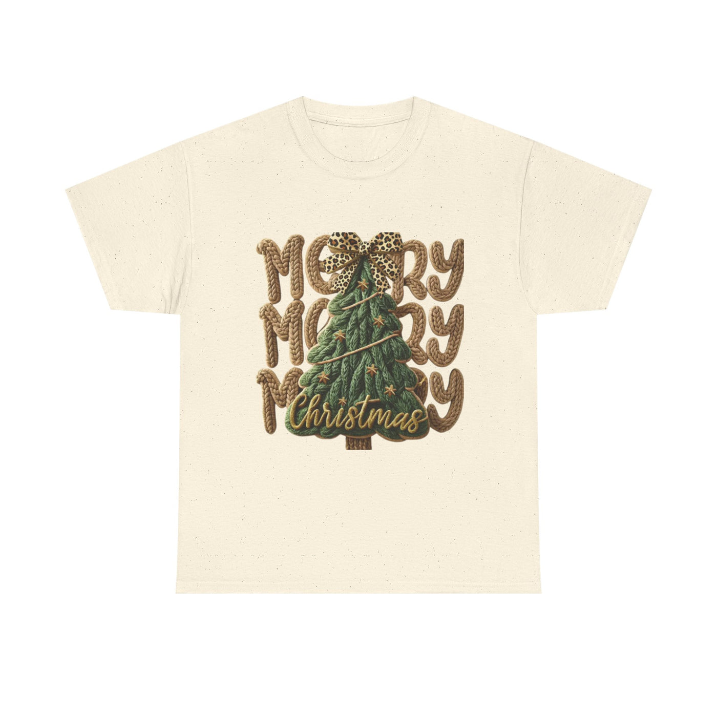 Christmas Tree Tee — Merry Merry Christmas Graphic T-Shirt