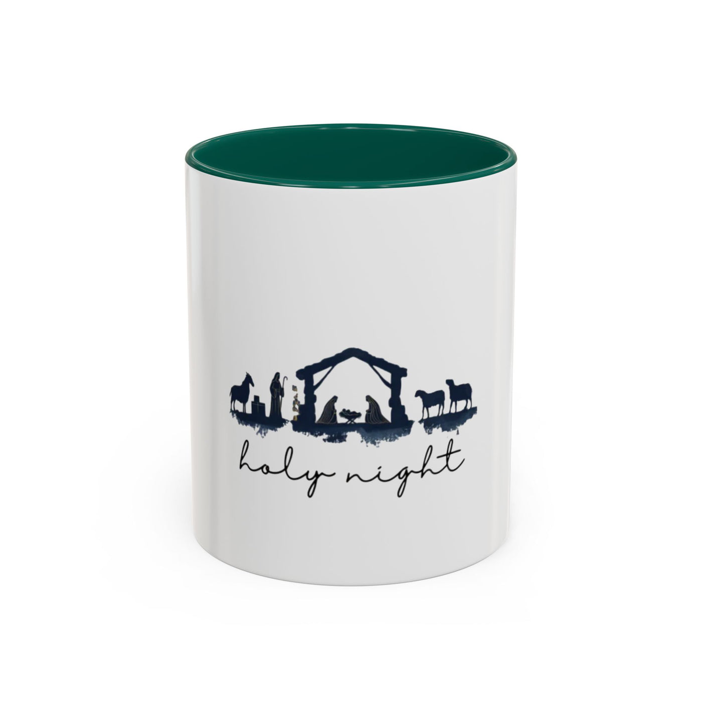 Holy Night Nativity Mug — Christmas Coffee Cup (11oz/15oz)