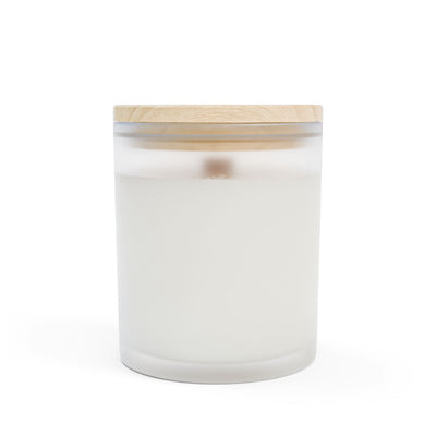 Frosted Glass Candle, 11oz