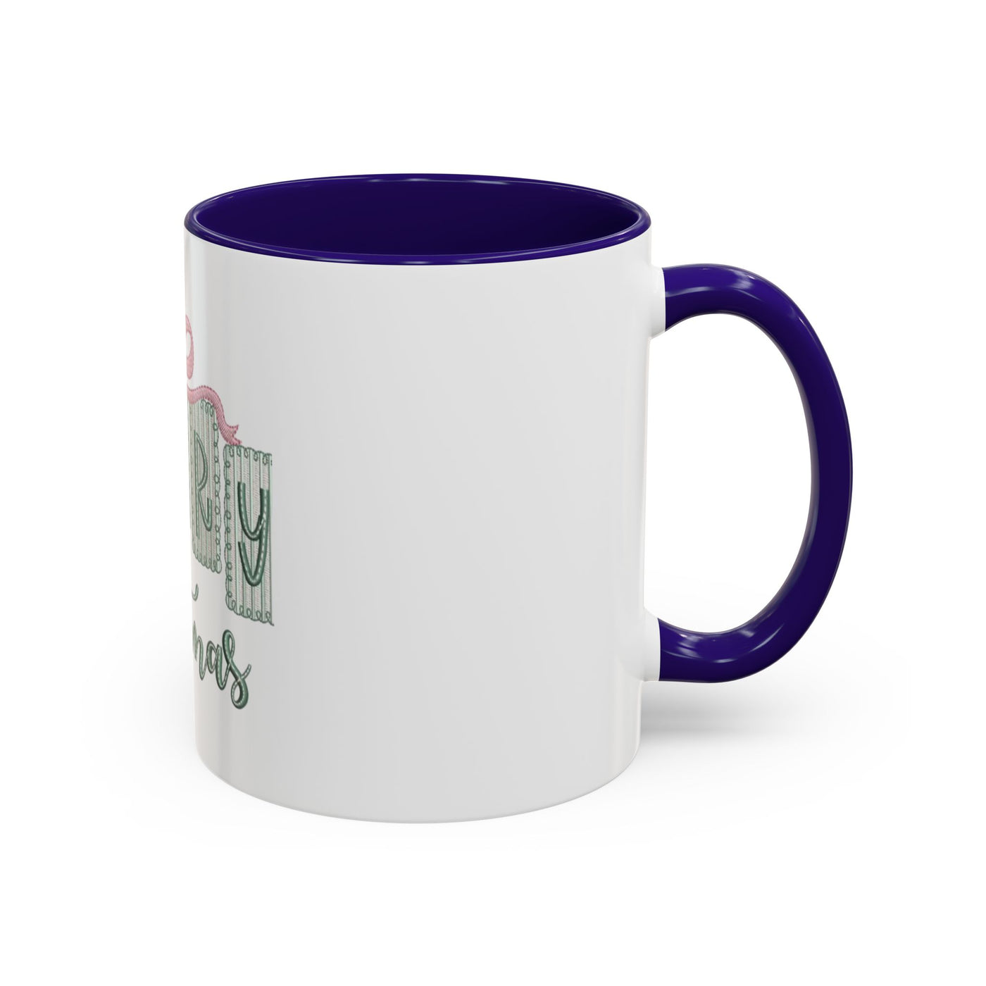 Christmas Mug — 'Merry Christmas' Pastel Gift-Tag Design (11oz/15oz)