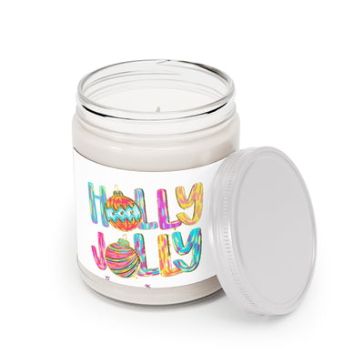 Scented Soy Candles with White Lid, 9oz
