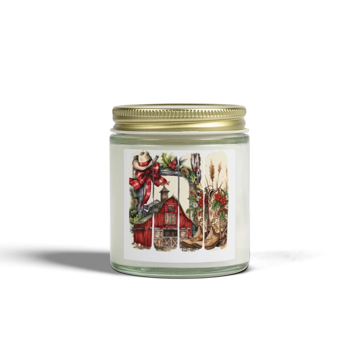 Christmas Barn Coconut Apricot Scented Candle (4oz/9oz)