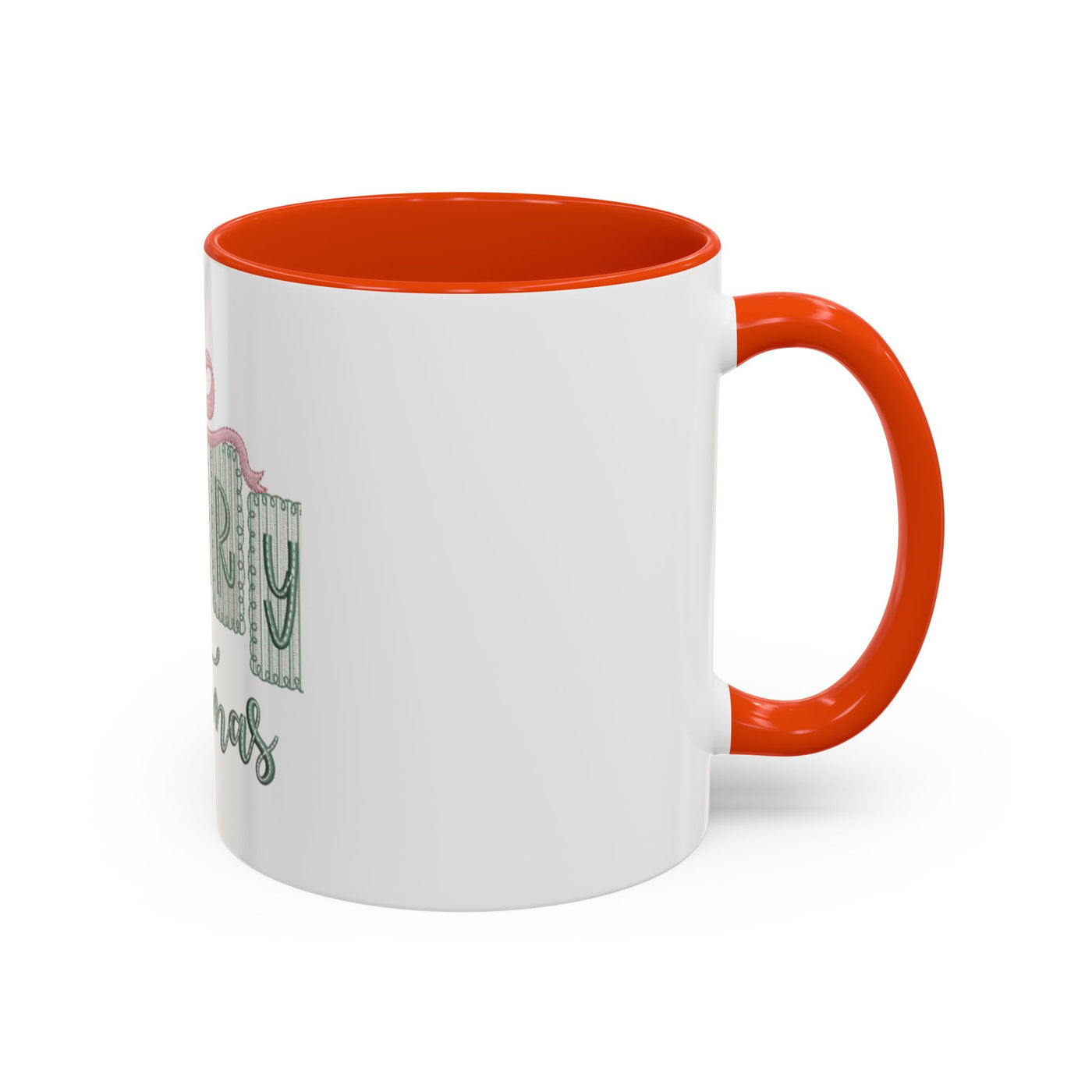 Christmas Mug — 'Merry Christmas' Pastel Gift-Tag Design (11oz/15oz)